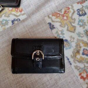 Coach Small Black Wallet
